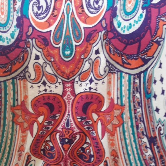 Chico's tie side blouse top sz 0 XS 4/6 *E - Picture 3 of 7